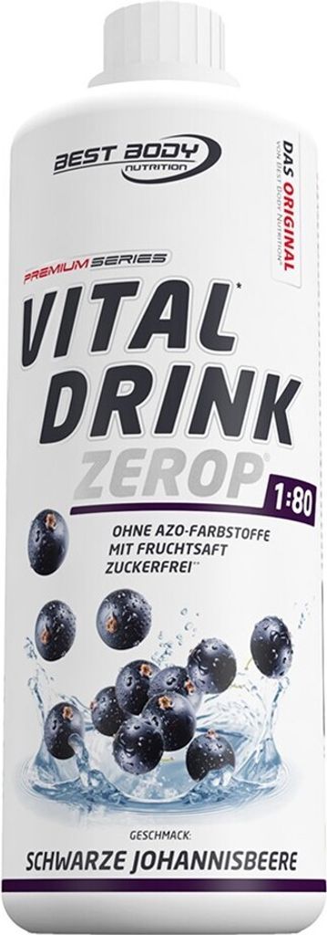 Best Body Nutrition - Vital Drink Zerop - 1000 ml Flasche, Produktbild 