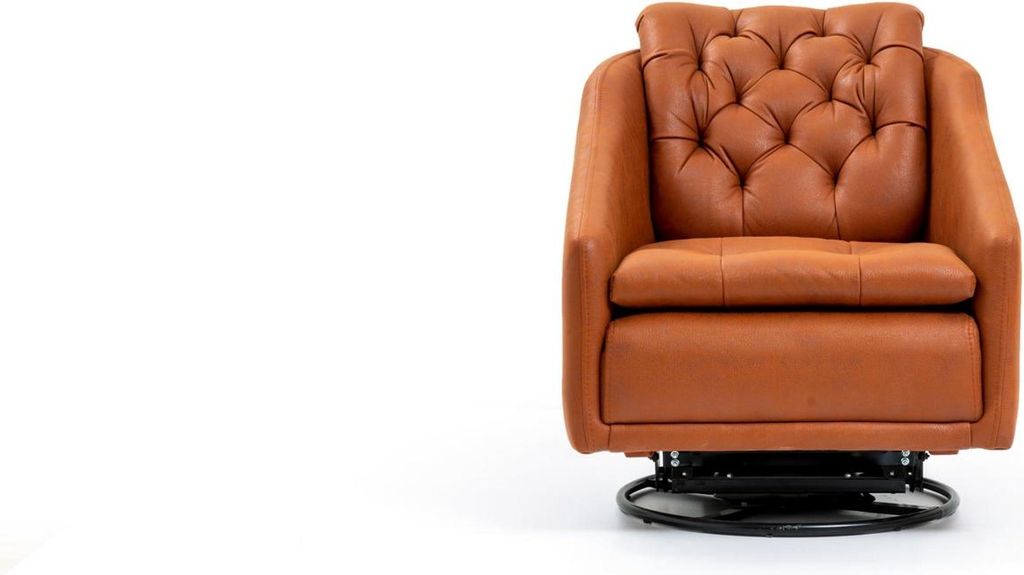 Modern Sessel Wohnzimmer Orange Stil Möbel Designer Lounge Club 75x90