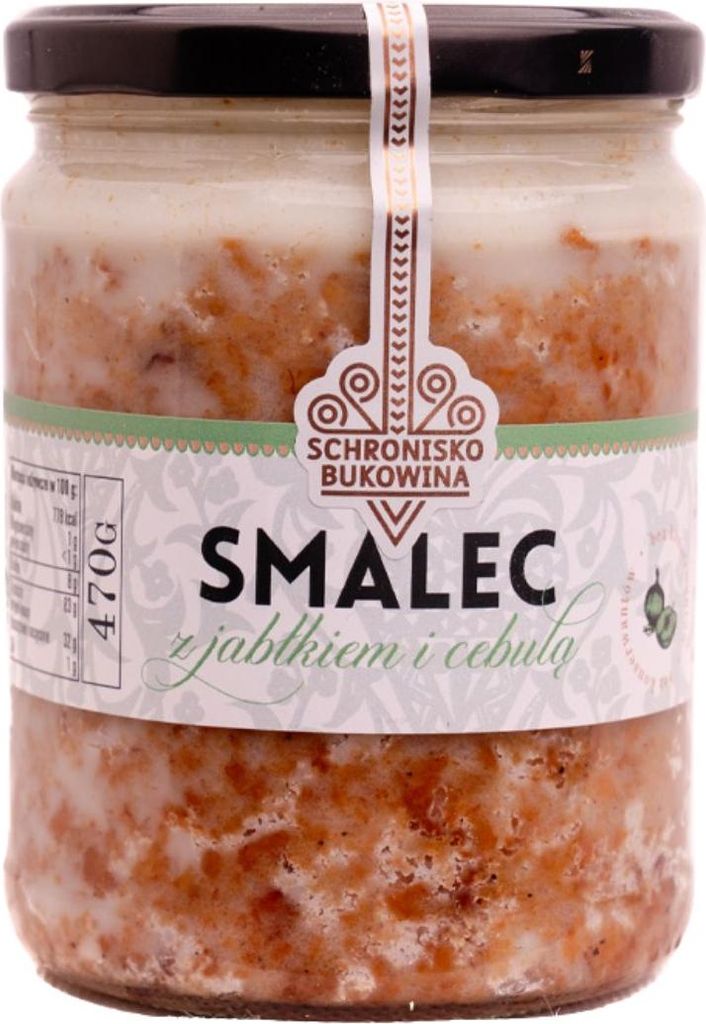 Schmalz mit Apfel und Zwiebel 470g - Schronisko Bukowina