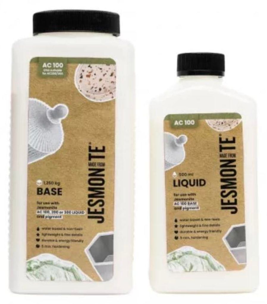 Kit Jesmonite AC100 – liquide 500 ml + base 1,25 kg Image du produit 