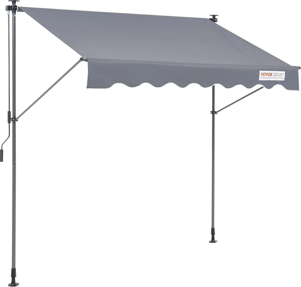 Tenda da Sole per Veranda 2x1.2m | Protezione UV 180G Sicura