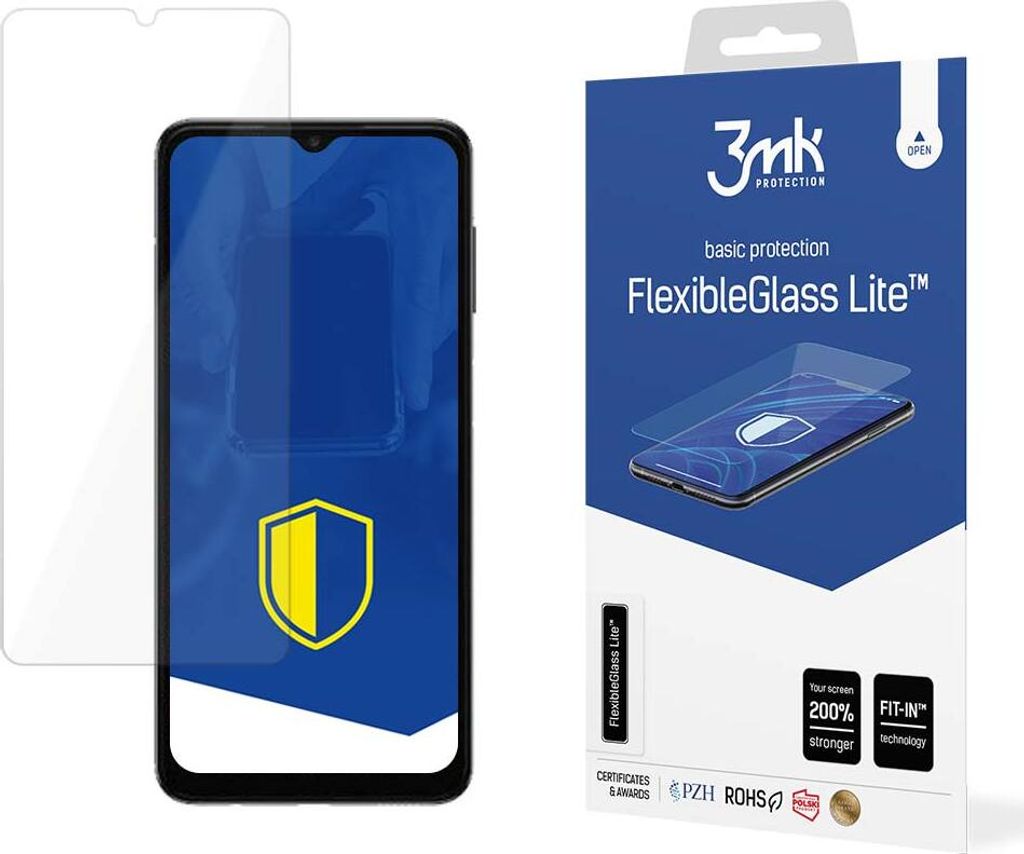 3mk Display Hybridglas FlexibleGlass Lite für Samsung Galaxy M04 0,16mm 6H