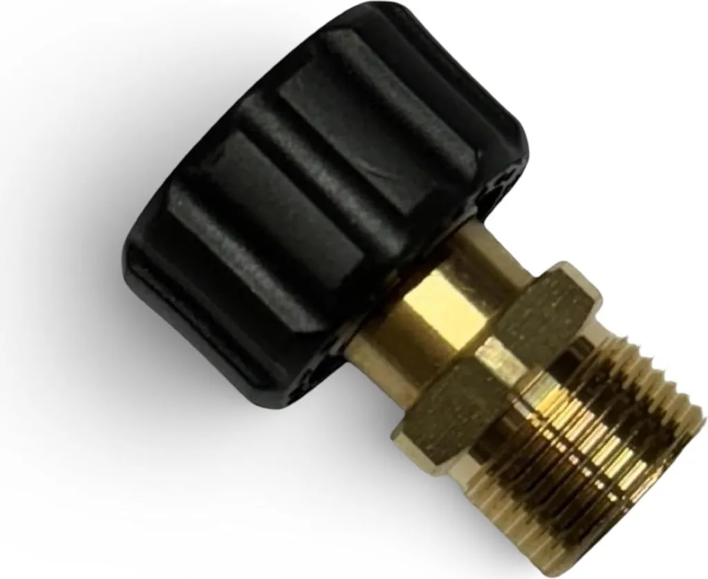 Connecteur haute pression M22 en laiton robuste pour flexible et pistolet