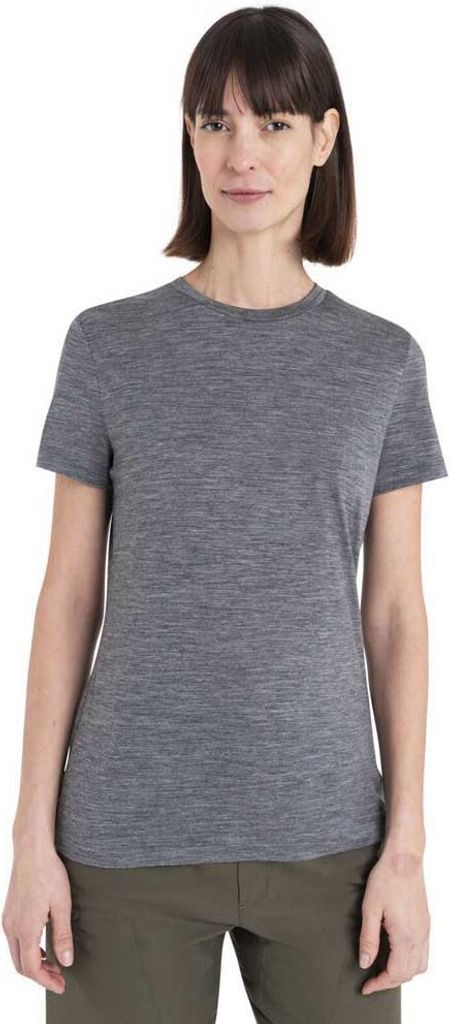 Icebreaker Merino 150 Tech Lite Iii Kurzarm-t-shirt Grau L Frau Grau L