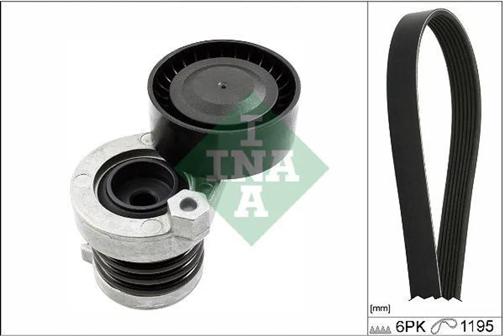Kit de Courroies Trapézoïdales Crantées OE 117202495R pour Logan Sandero