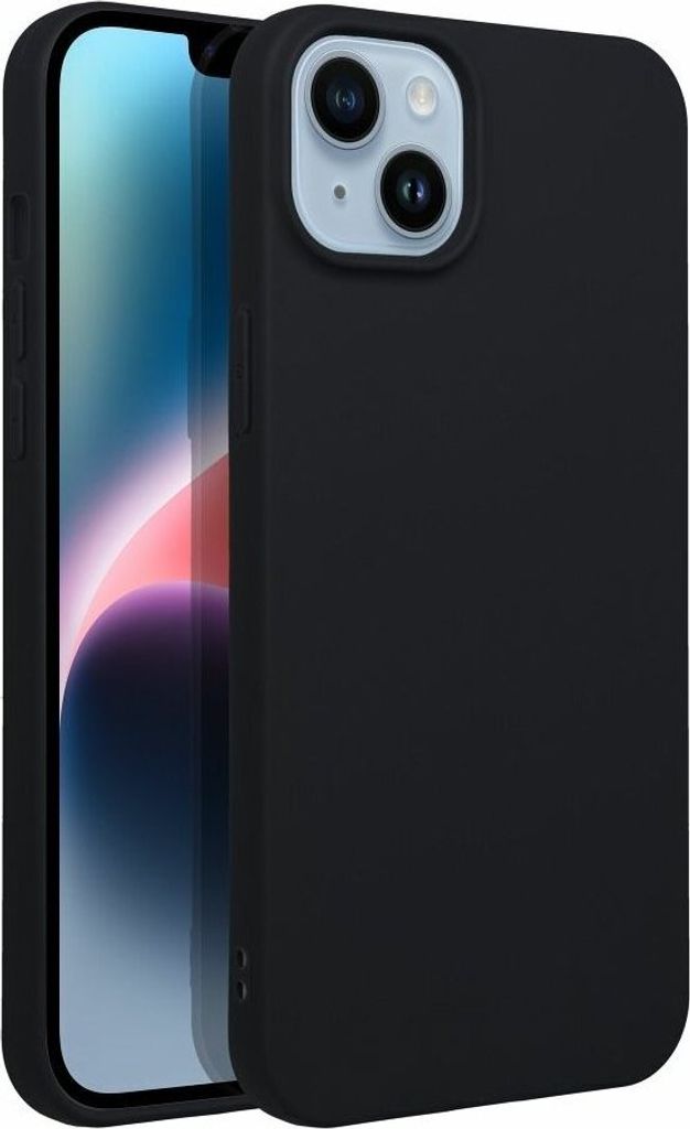 Silikon Hülle kompatibel mit Honor X6a Case TPU Soft Schwarz-Matt