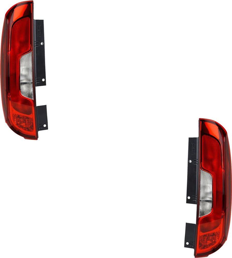 Johns, Heckleuchte links rechts Set passend für Fiat Doblo o. Träger f. Tür Kombi Cargo 51974248 52044717 51974247 52044715