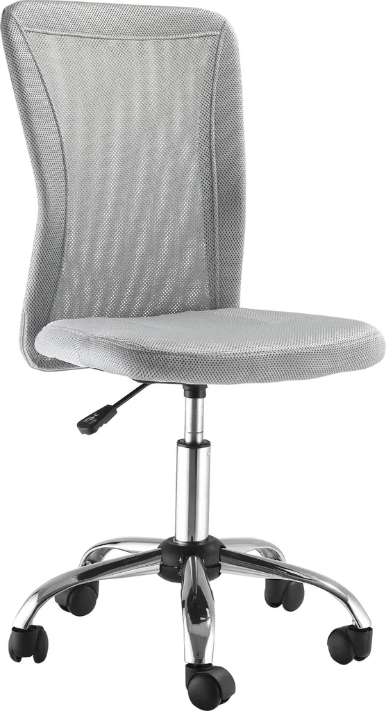 Chaise de bureau pour télétravail ergonomique et pivotante coloris gris