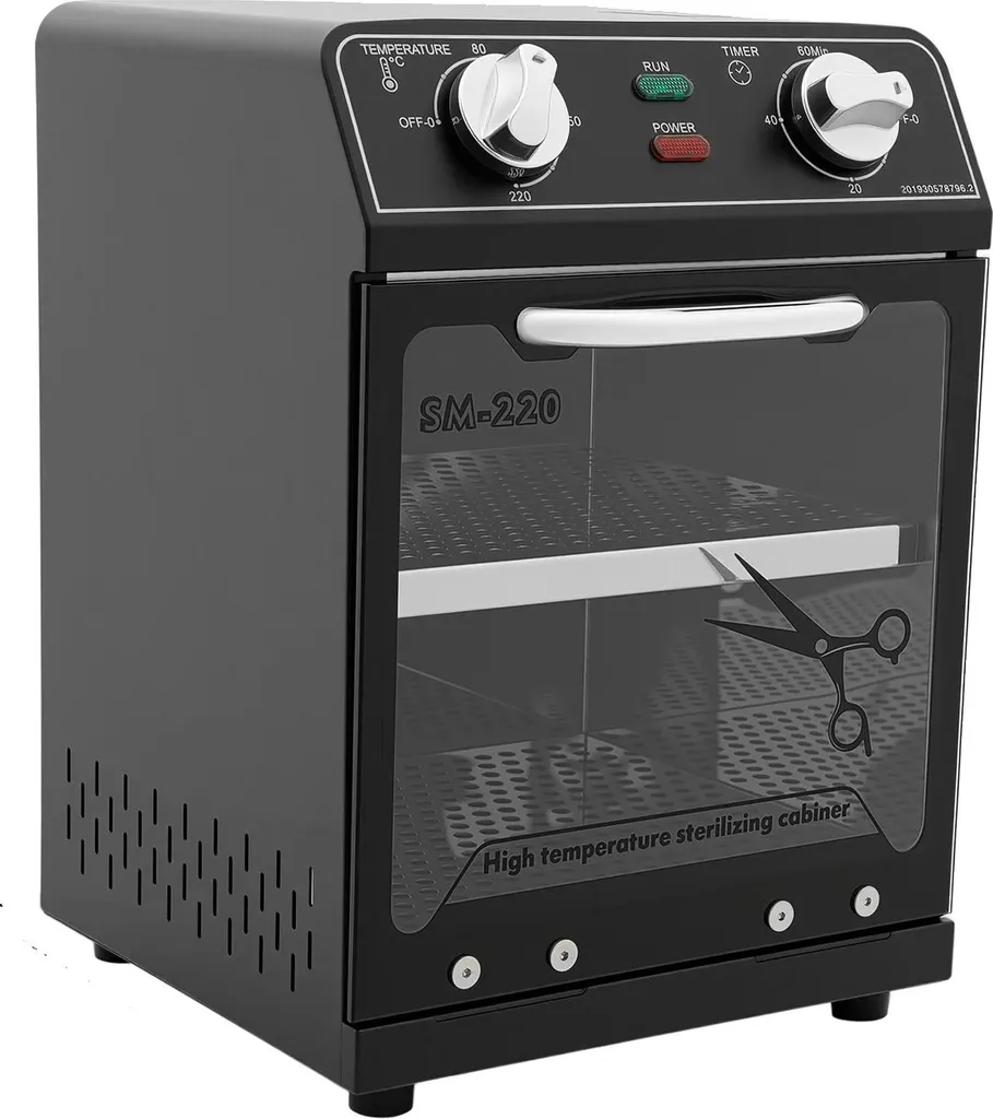 Stérilisateur vapeur 600W noir autonome pour biberons et accessoires