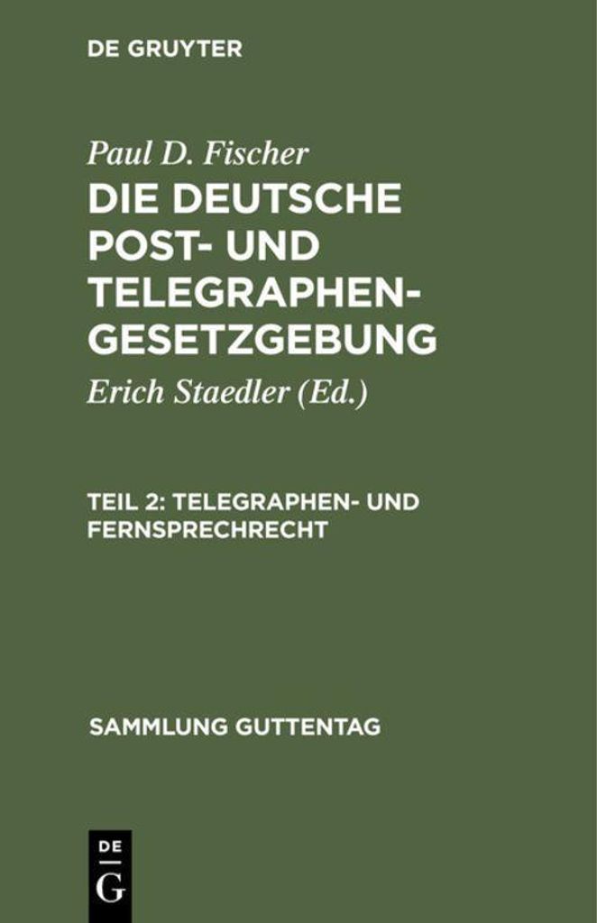 Telegraphen- und Fernsprechrecht
