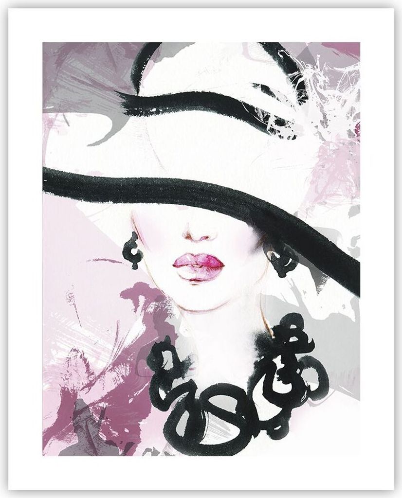 Poster - Poster ohne Rahmen - Frau Abstraktion - 40x50 cm - Wand Bild - Wanddeko - Wandbilder - Kunstposter - Wandposter - Bilder - Kunstdruck - Wa...