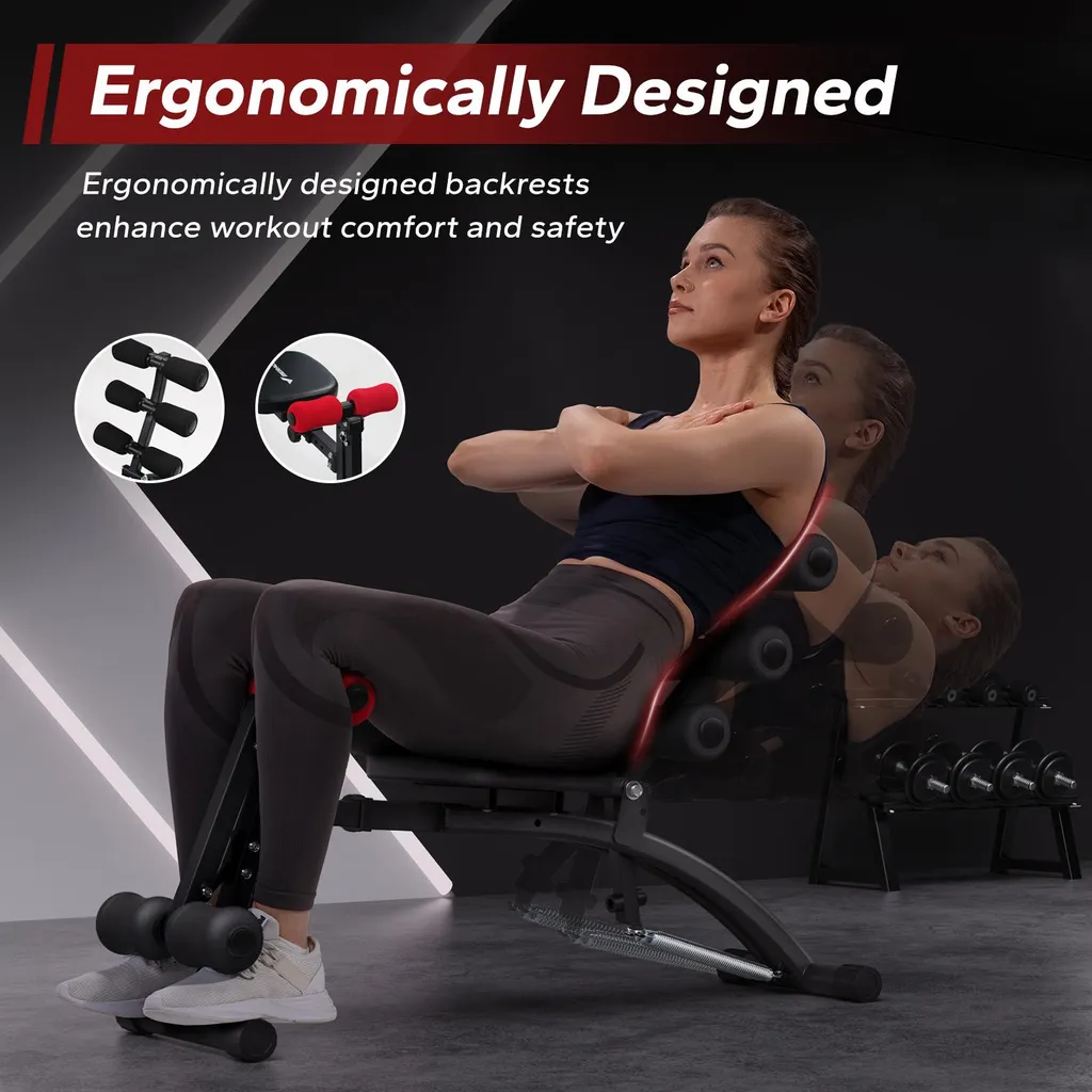 Banc Musculation Réglable MERACH avec Dossier Inclinable et Ergonomique - 2