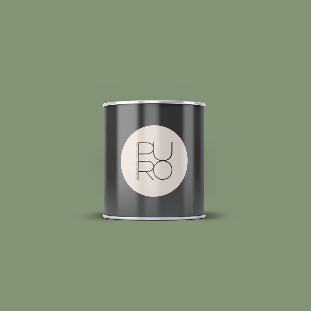 Wandfarbe Grün | PURO Gentle Green | Exklusive Innendispersion Hohe Farbintensität | 2.5 Liter