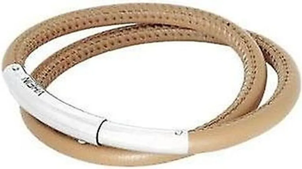 Bracelet manchette beige Unie Vhein BR1-BEI-03 design moderne