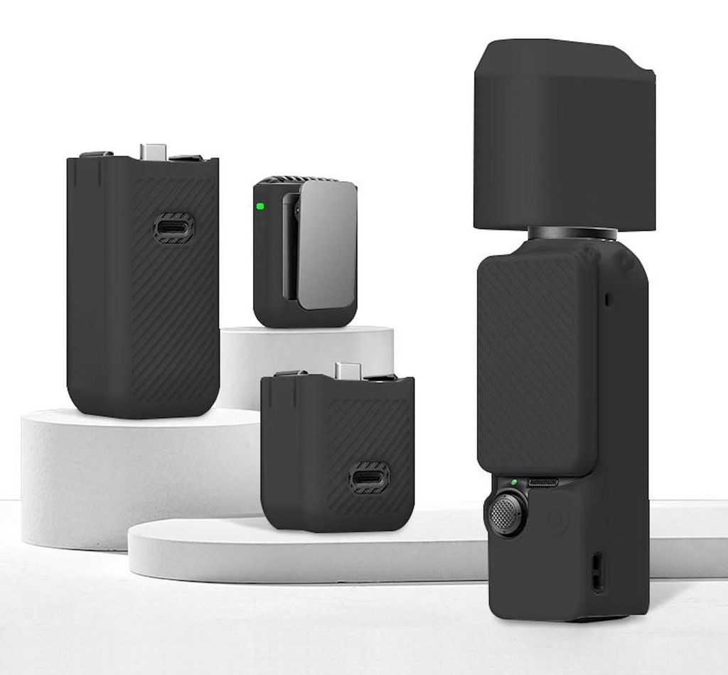 Für DJI OSMO Pocket 3 6-in-1 Silikon TPU Schutzset Cover Produktbild 