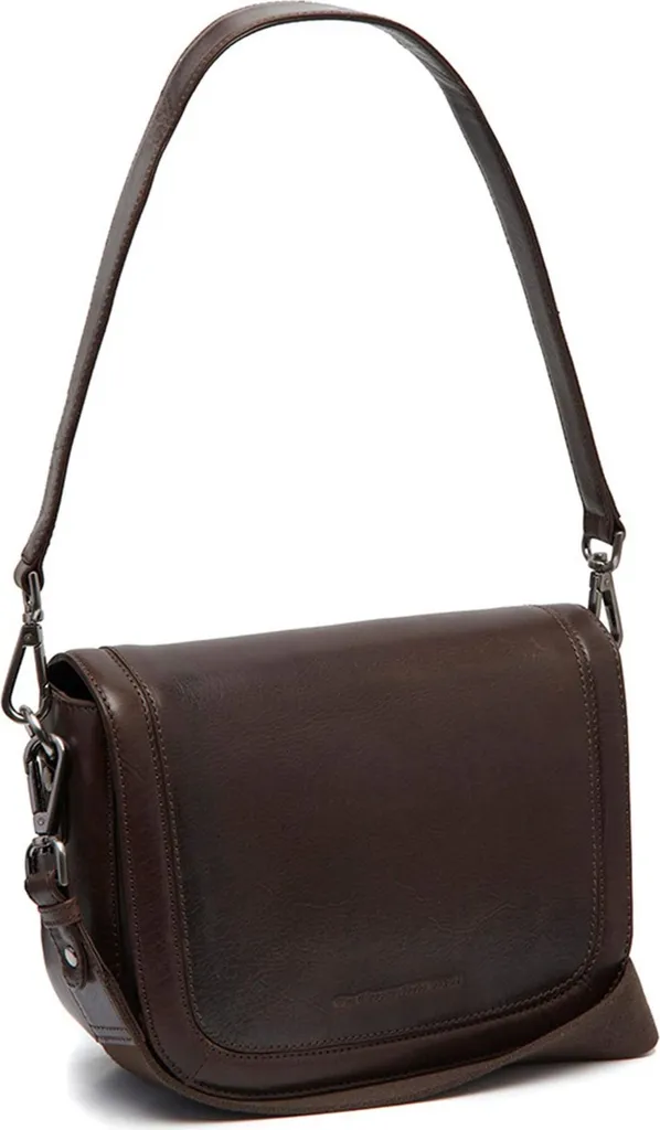 Borsa Tracolla Lizzola The Chesterfield Brand Marrone Scuro Pelle