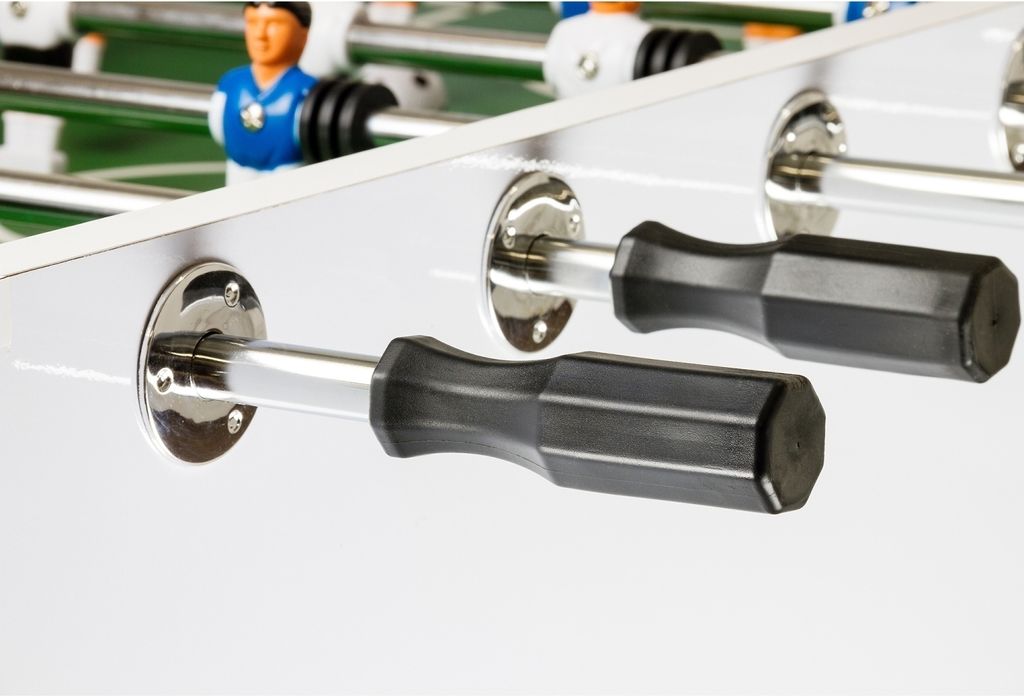 Profi Tischfussball "Leeds", Tischkicker, Weiß Produktbild 7