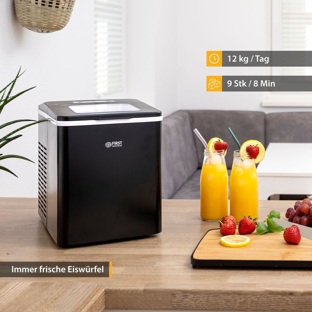 TZS First Austria Eiswürfelmaschine Edelstahl, 9 Würfel in Produktbild 6