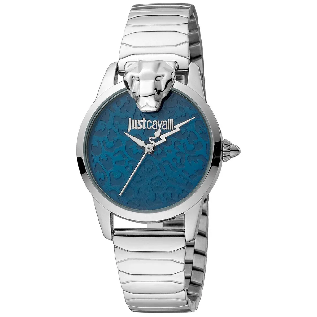 Orologio Just Cavalli Animalier JC1L220M0225 | Acciaio e Quadrante Blu