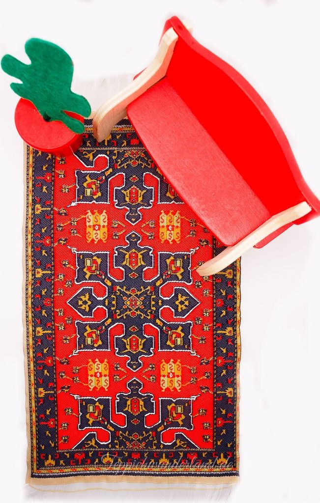 Miniatur Teppich 25 x 12,5 cm
