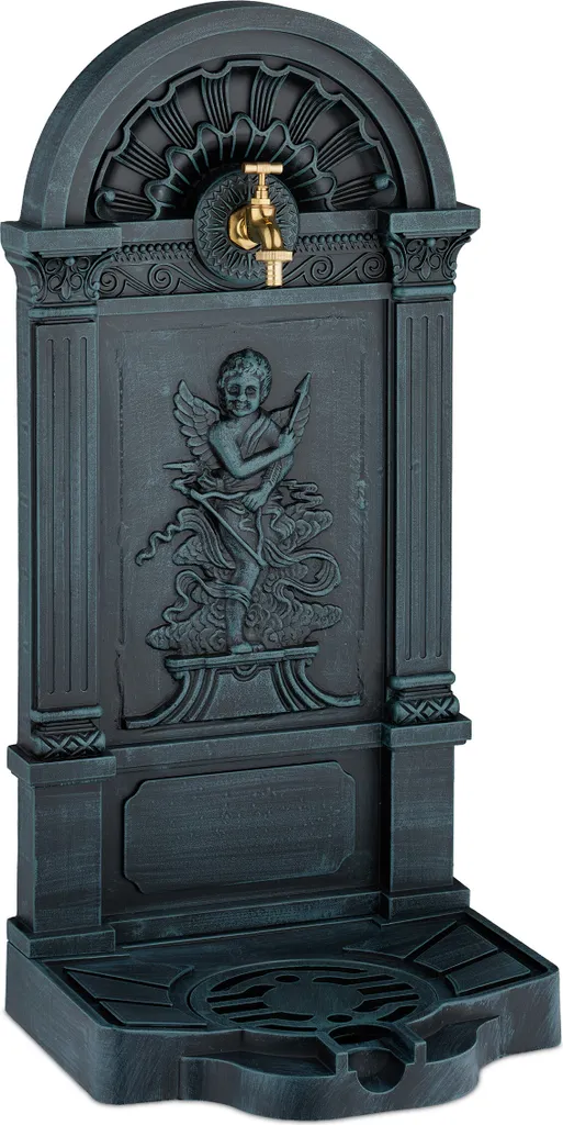Aménager un coin détente avec cette fontaine ange zen pour petit jardin