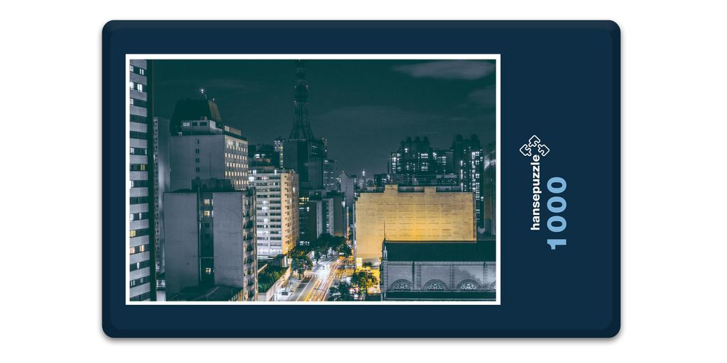 hansepuzzle 12071 - Metropole Puzzle, 1000 Teile, Reisen, 60,0 x 46,0cm mit hochwertiger Aufbewahrung, Kartonbox und wiederverschließbarem Beutel