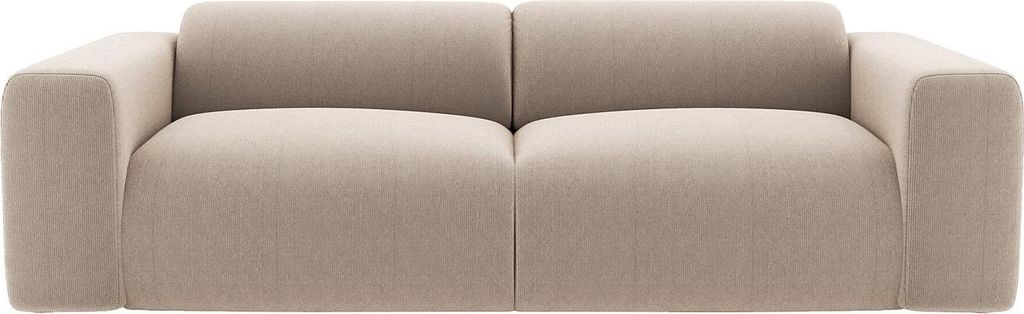 POGNI 3-Sitzer-Sofa aus beigem Velours von Maison Céphy