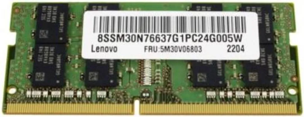 Extension Mémoire Vive 16GB DDR4 3200 pour Laptop Lenovo 5M30V06803