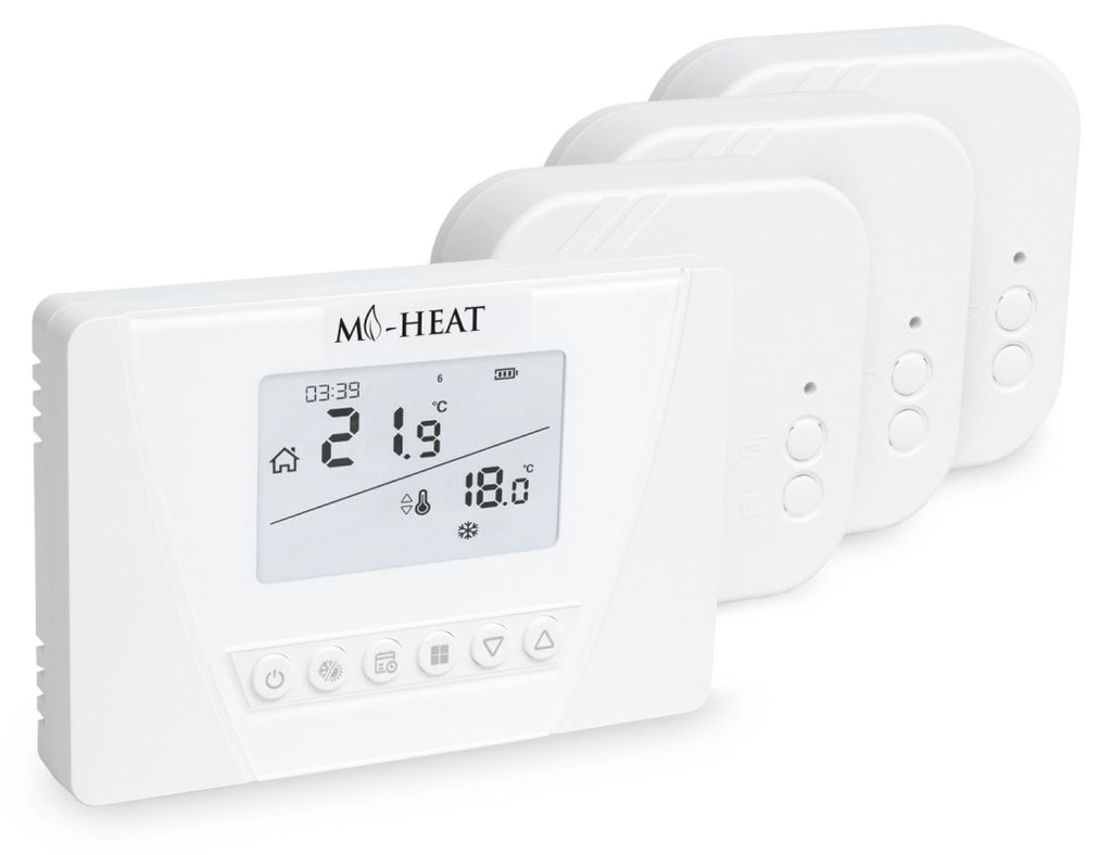 Kit thermostat d'ambiance sans fil Mi-300S RF Kit avec 3 Image du produit 