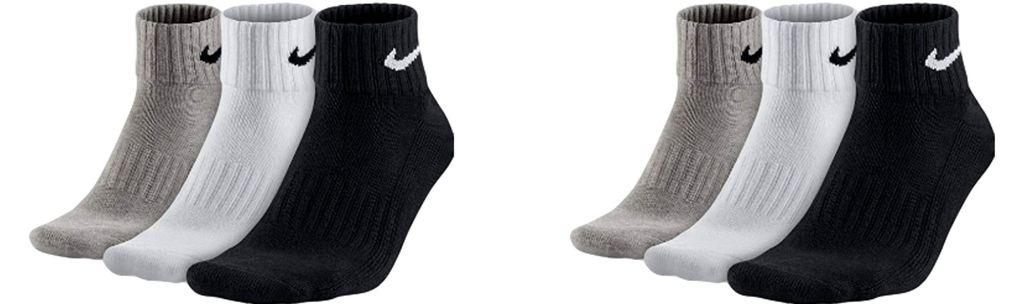 6 Paar Nike Herren Damen One Quater Socks Kurze Socke Produktbild 