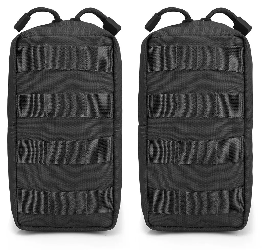 Pochette tactique MOLLE anti-perte - Rangement sécurisé pour objets EDC
