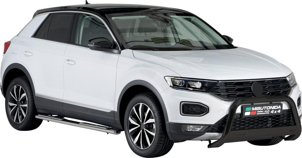 Frontbügel Frontschutzbügel für VW T-Roc 2017-2025 ø63mm Stahl Schwarz Schutz