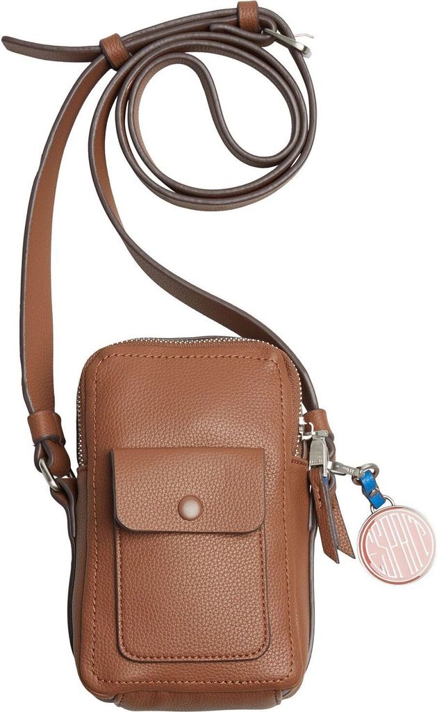 ESPRIT Umhängetasche Handytasche Vera Phone Bag Toffee braun