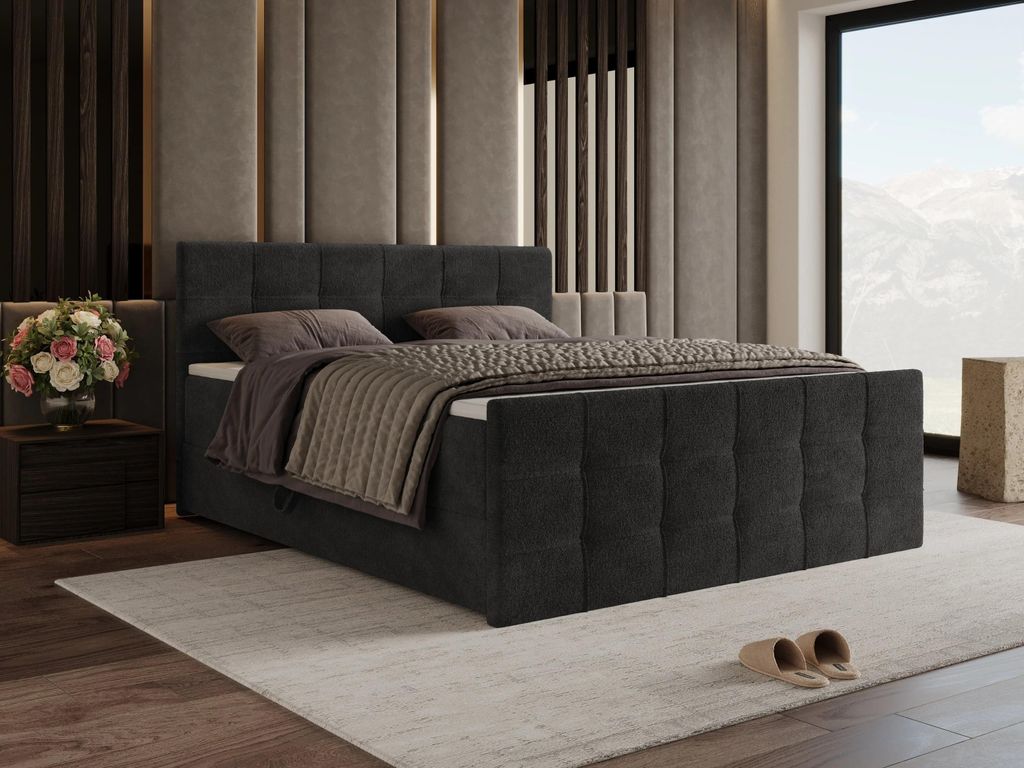 Chilly Möbel Design Bett Modena - Komfort Boxspringbett mit Produktbild 