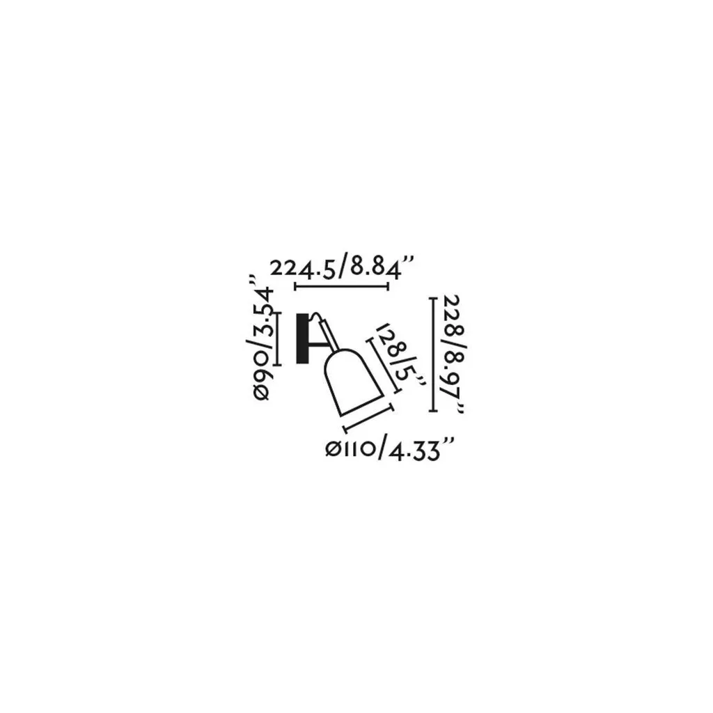 Applique murale STUDIO bleue 28274 - Éclairage orientable et robuste