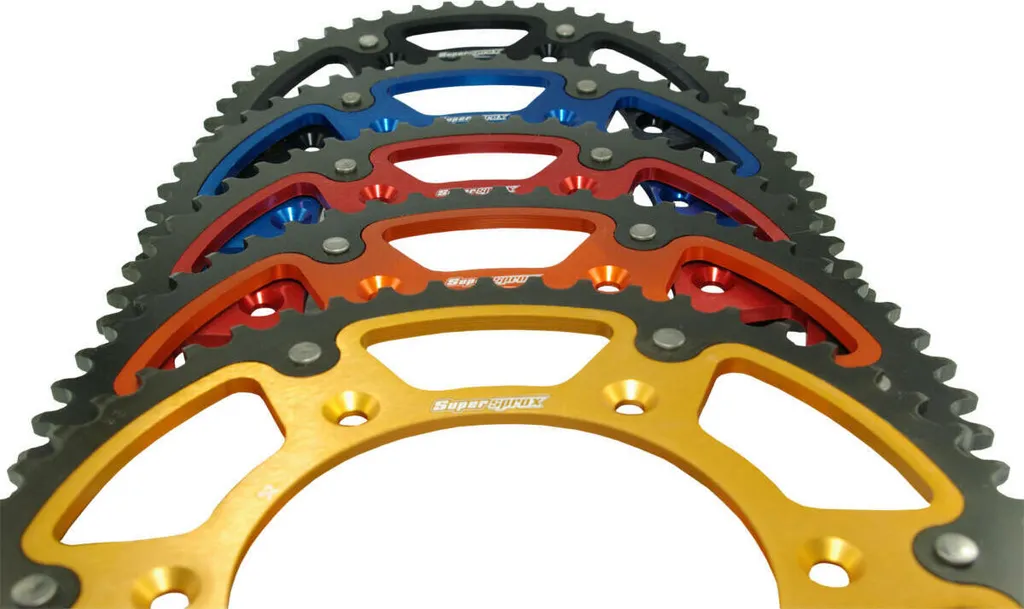 Couronne Supersprox Stealth 428 48Z Aluminium Acier Bleu Haute Performance