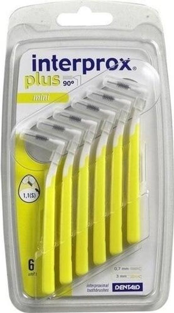 INTERPROX plus mini gelb Interdentalbürste