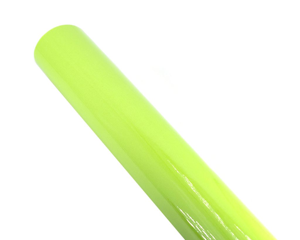 Geschenkpapier einfarbig 70cm x 2m Rolle Hellgrün glänzend Produktbild 2