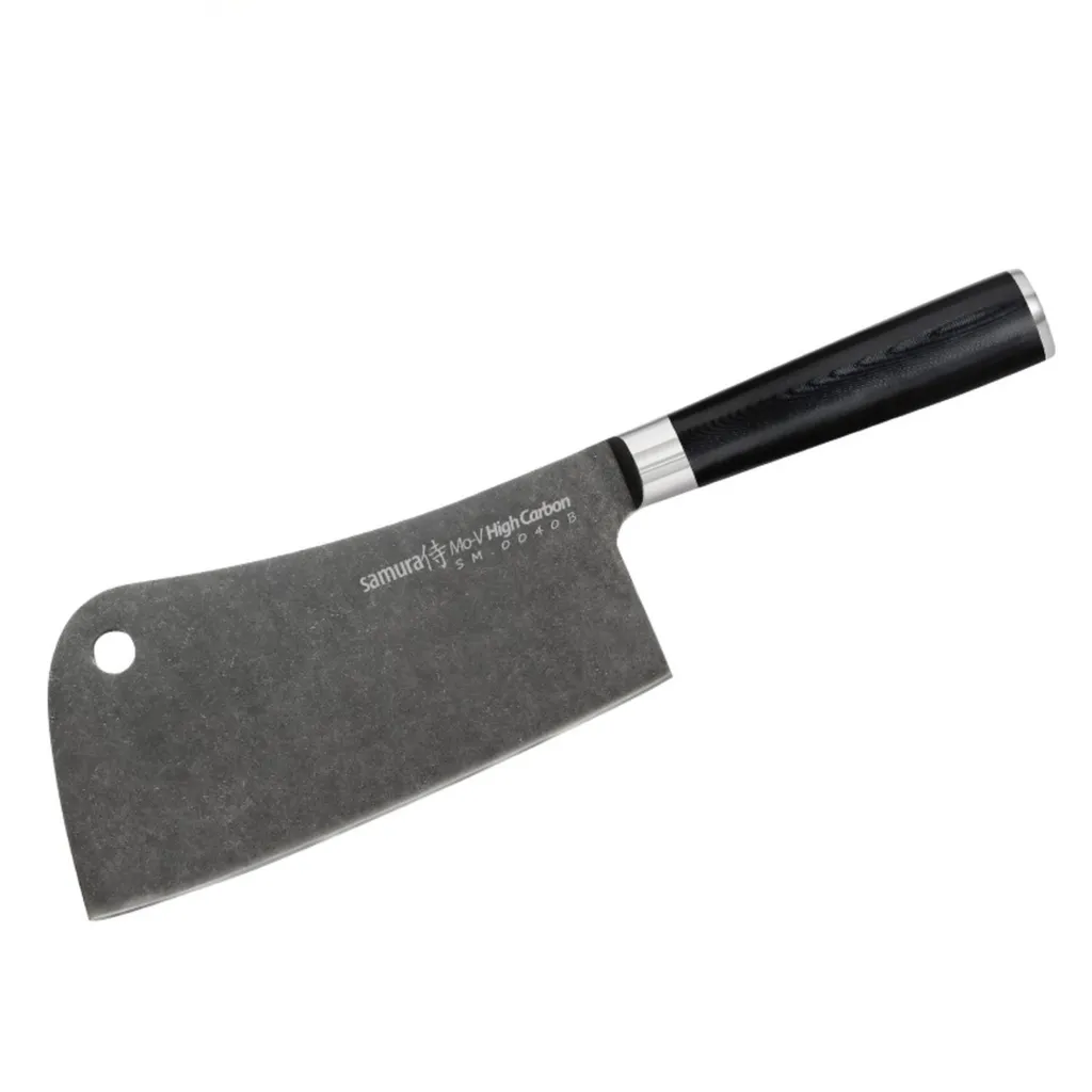 Mannaia Professionale Samura MO-V 7" - Acciaio AUS-8 Stonewash