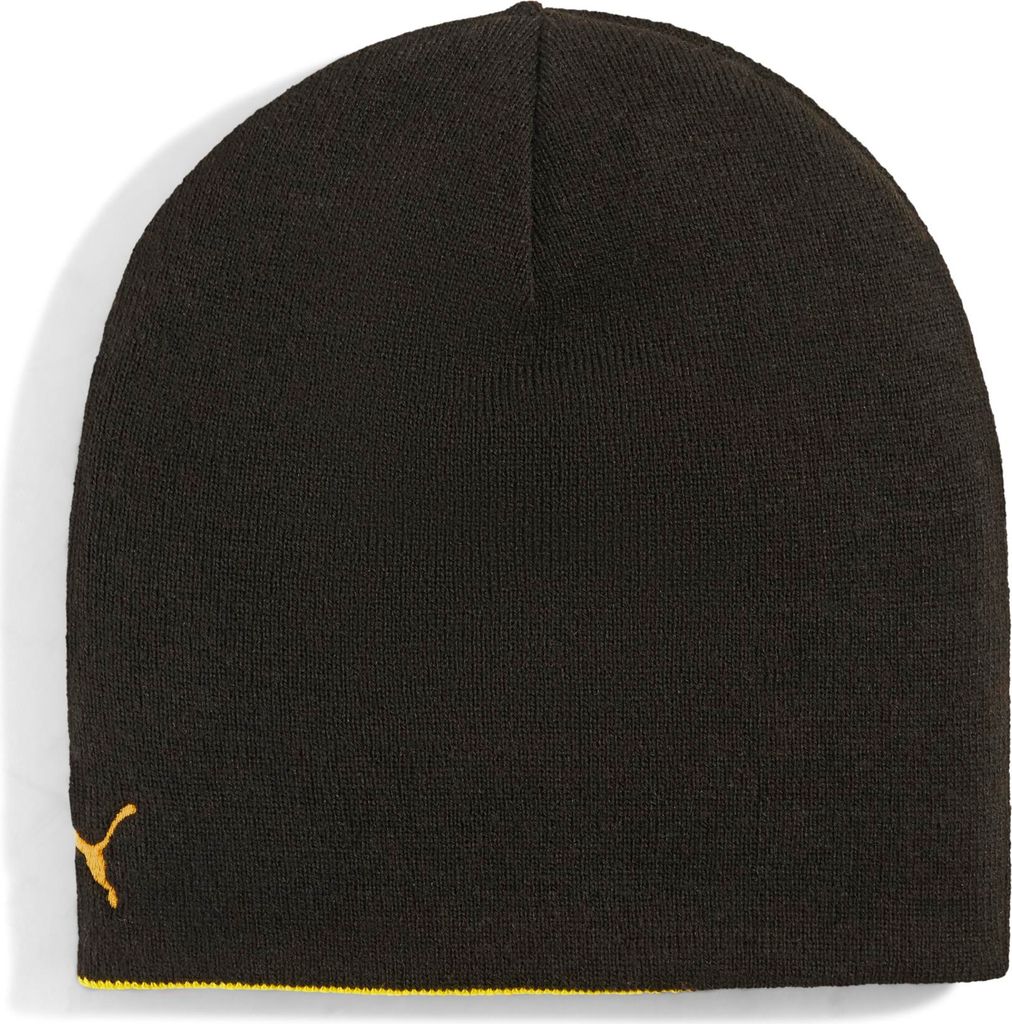 PUMA Mütze BVB Reversible Beanie Faster Yellow - Puma Black schwarz gelb