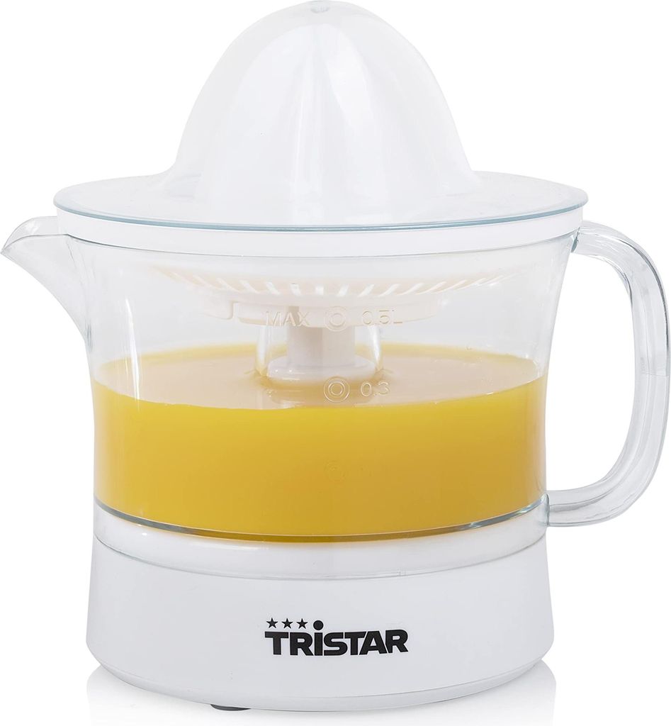 Tristar CP-3005 Zitrusentsafter, Weiß, 0,5 l, 1 m, Produktbild 