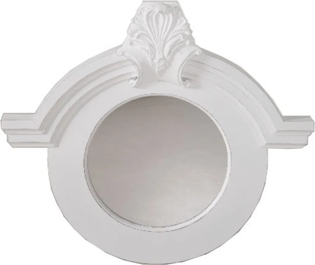 Miroir mural vintage blanc pour décoration d'entrée et chambre chic