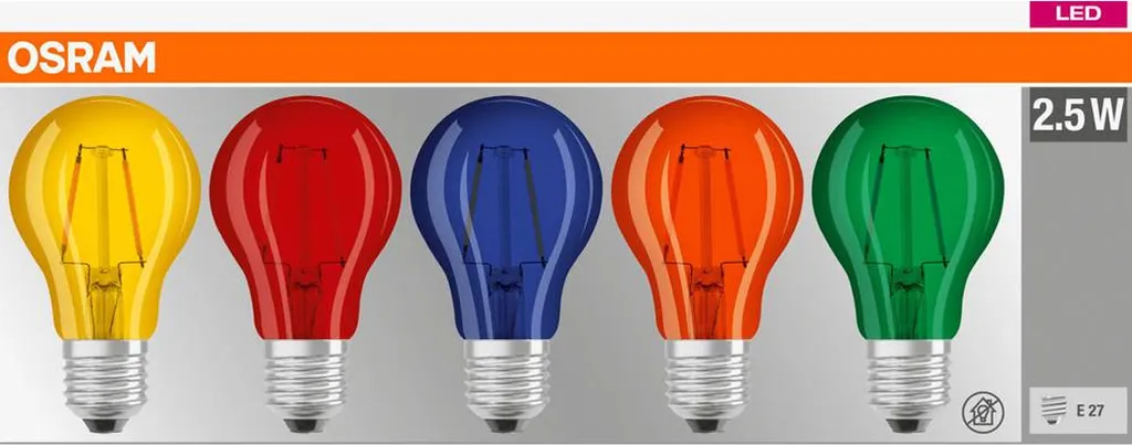 Ampoule LED E27 OSRAM 2,5W : Éclairage Déco Durable sans Surconsommer
