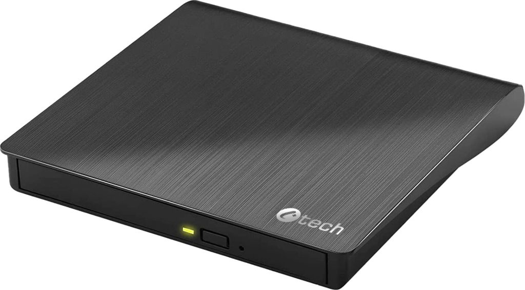 Externer DVD-Brenner C-tech DVD-USB-AC, USB 2.0, USB A/Typ C