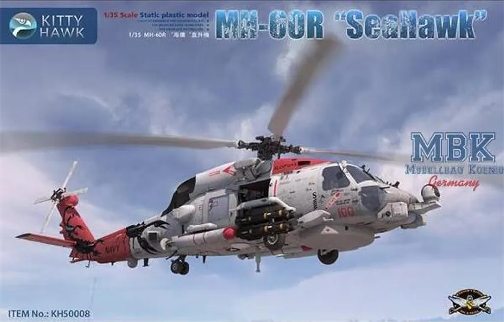 Maquette Hélicoptère MH-60R Seahawk 1/35 Kitty Hawk Kit Militaire KH50008