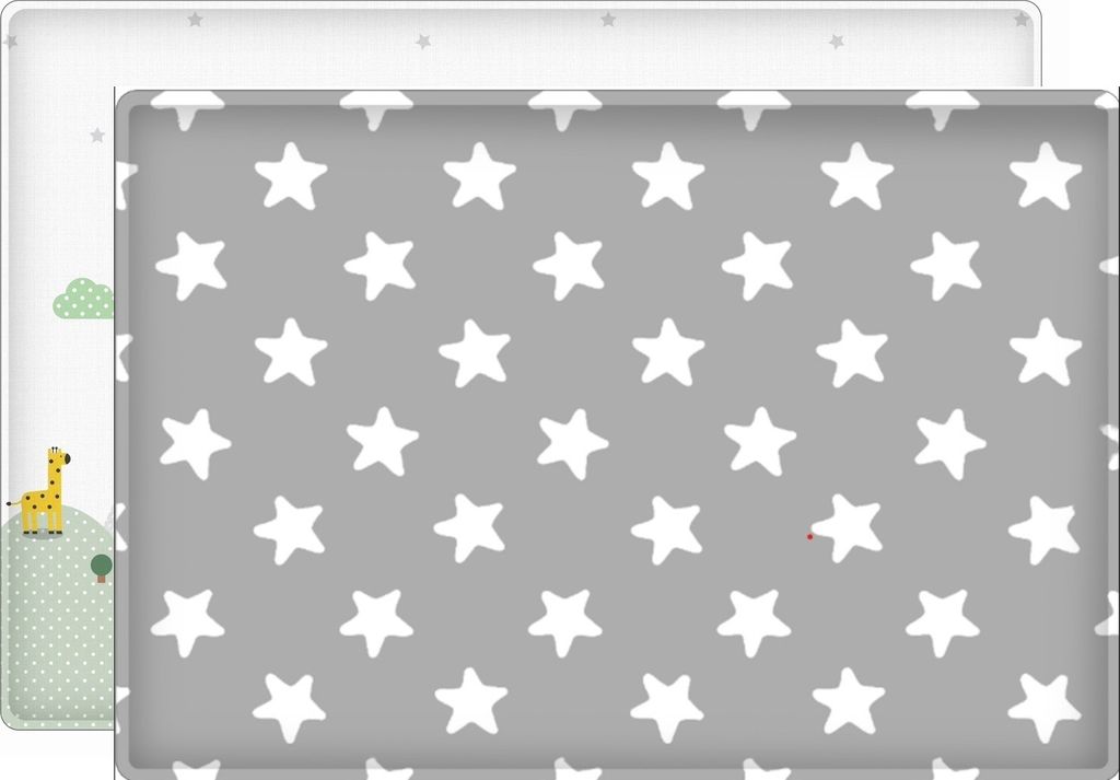 Wunschkind Krabbel- & Spielmatte 190x130cm Land & Sterne