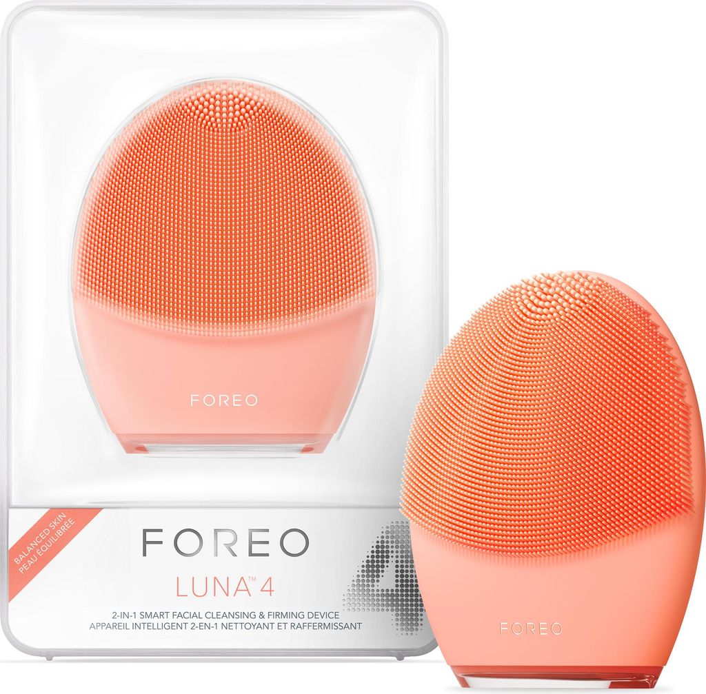 FOREO LUNA 4 Gesichtsreinigungsbürste für ausgeglichene Haut – Sanfte Reinigung & Massage – Smartes Beauty Tool für empfindliche Haut