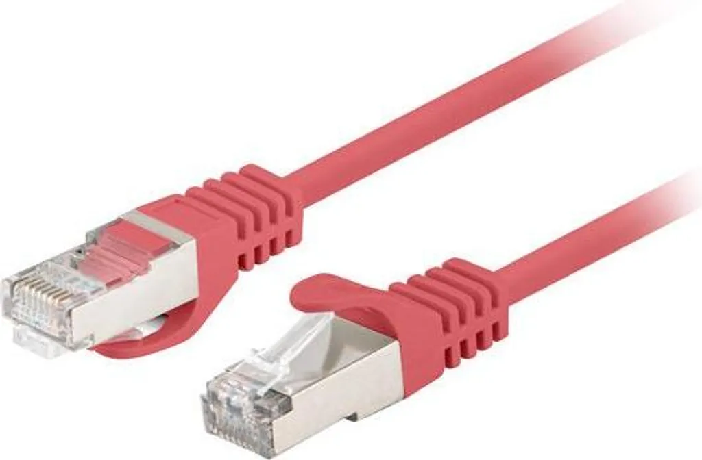 Lanberg FTP Cat6 0.5m Rosso | 10pz per Cablaggio Domotico Pulito