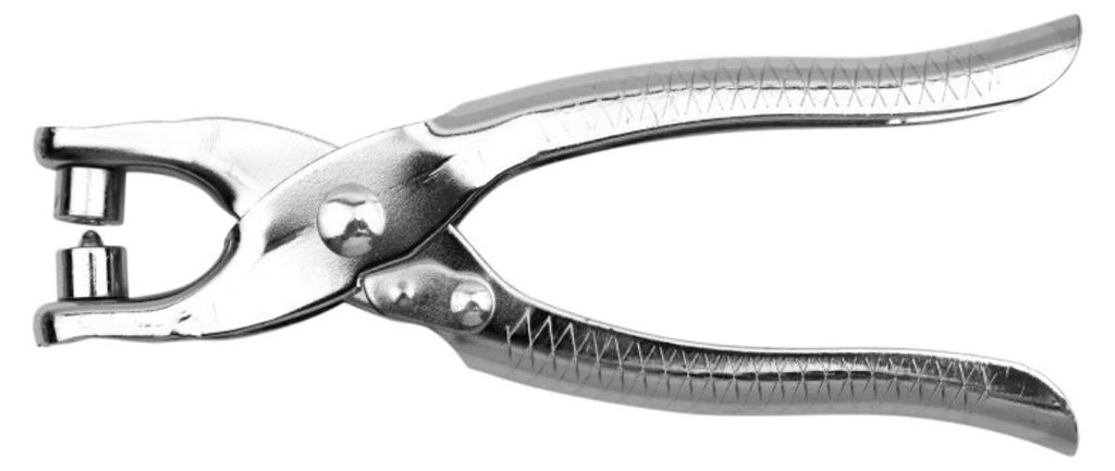 INF Ösen- und Lochzangen-Set aus Edelstahl und Kupfer 15cm für Handwerk
