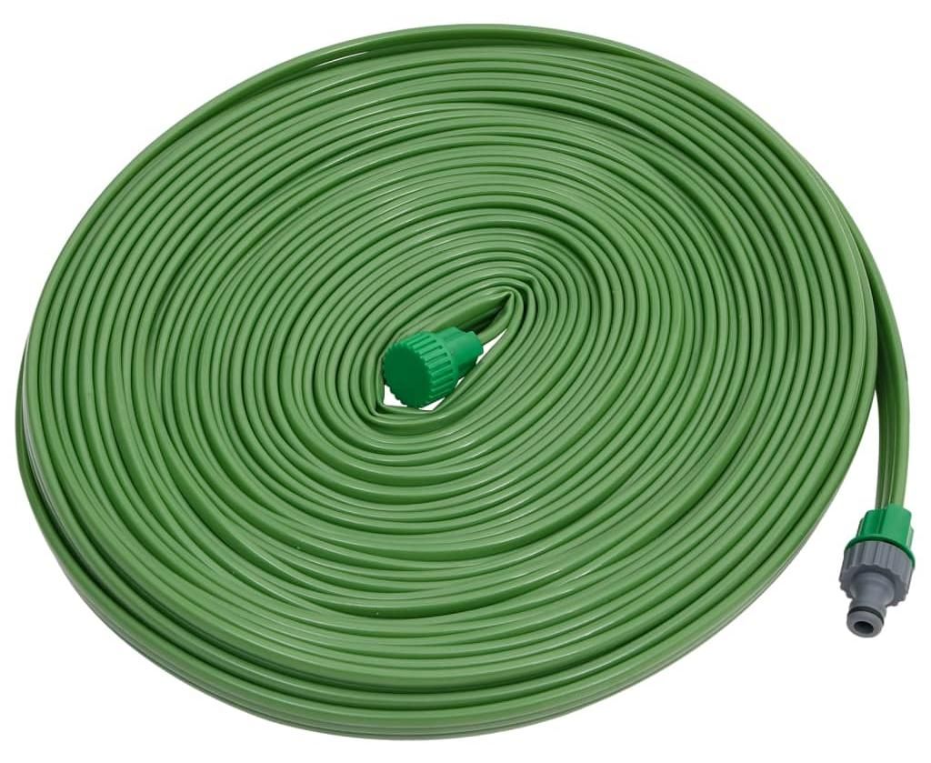 vidaXL Sprinklerschlauch Grün 22,5 m PVC